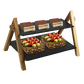 Party 2-Tier Cake Stand Slate Wedding Tiered Serving Stand Afternoon Tea