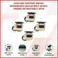 Leveling Casters Swivel Workbench Adjustable Wheel 1000KG Retractable 4PCS