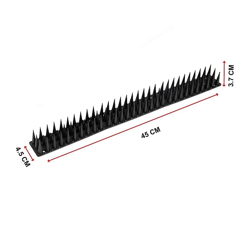 Bird Spikes Pest Control 12pc - Human, Cat, Possum, Mouse, Fence Wall Deterrent