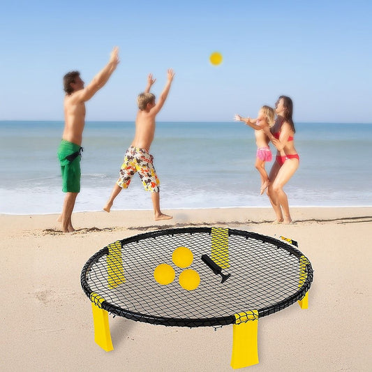 Mini Volleyball Set Outdoor Game Garden Beach Net Ball Kit