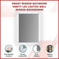 Smart Mirror Bathroom with Bluetooth Vanity LED Lighted Wall Mirror 800x600mm