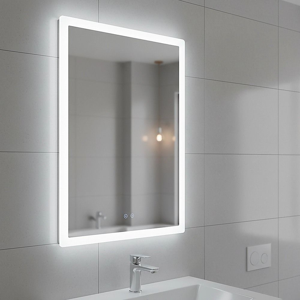 Smart Mirror Bathroom with Bluetooth Vanity LED Lighted Wall Mirror 800x600mm