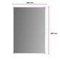 Smart Mirror Bathroom with Bluetooth Vanity LED Lighted Wall Mirror 800x600mm