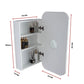 Bathroom Mirror Rectangle Wall Hung Shaving Cabinet Vanity - Matte White