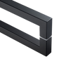 Entrance Door Pull Handle Matte Black 1500mm