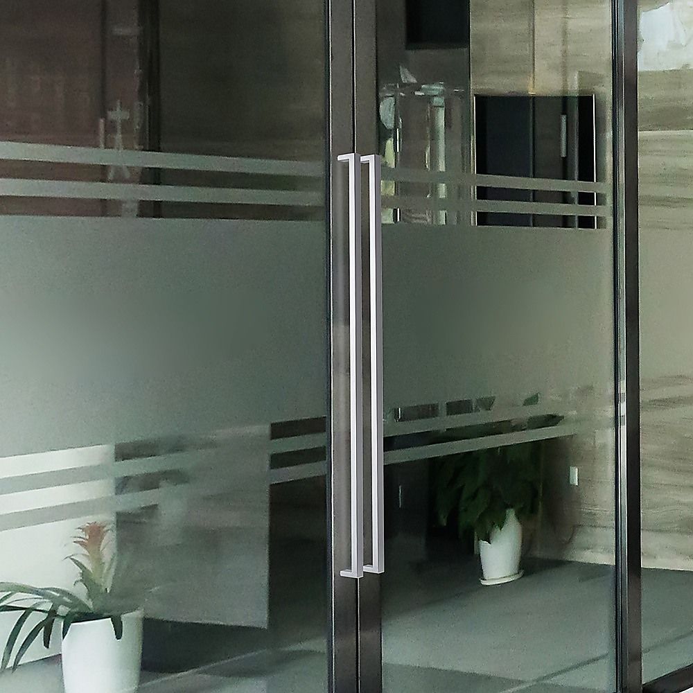 Entrance Door Pull Handle Brushed Satin - 800MM