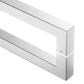 Entrance Door Pull Handle Brushed Satin - 800MM