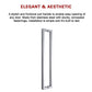 Entrance Door Pull Handle Brushed Satin - 800MM
