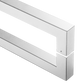 Entrance Door Pull Handle Brushed Satin - 1500MM