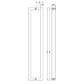Entrance Door Pull Handle Brushed Satin - 1500MM