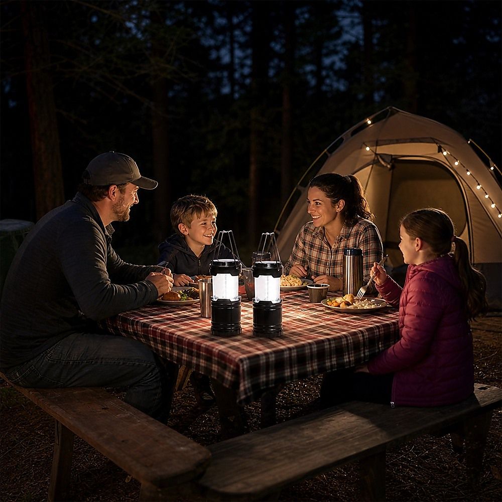 LED Camping Lantern Super Bright Portable - 2 Pack