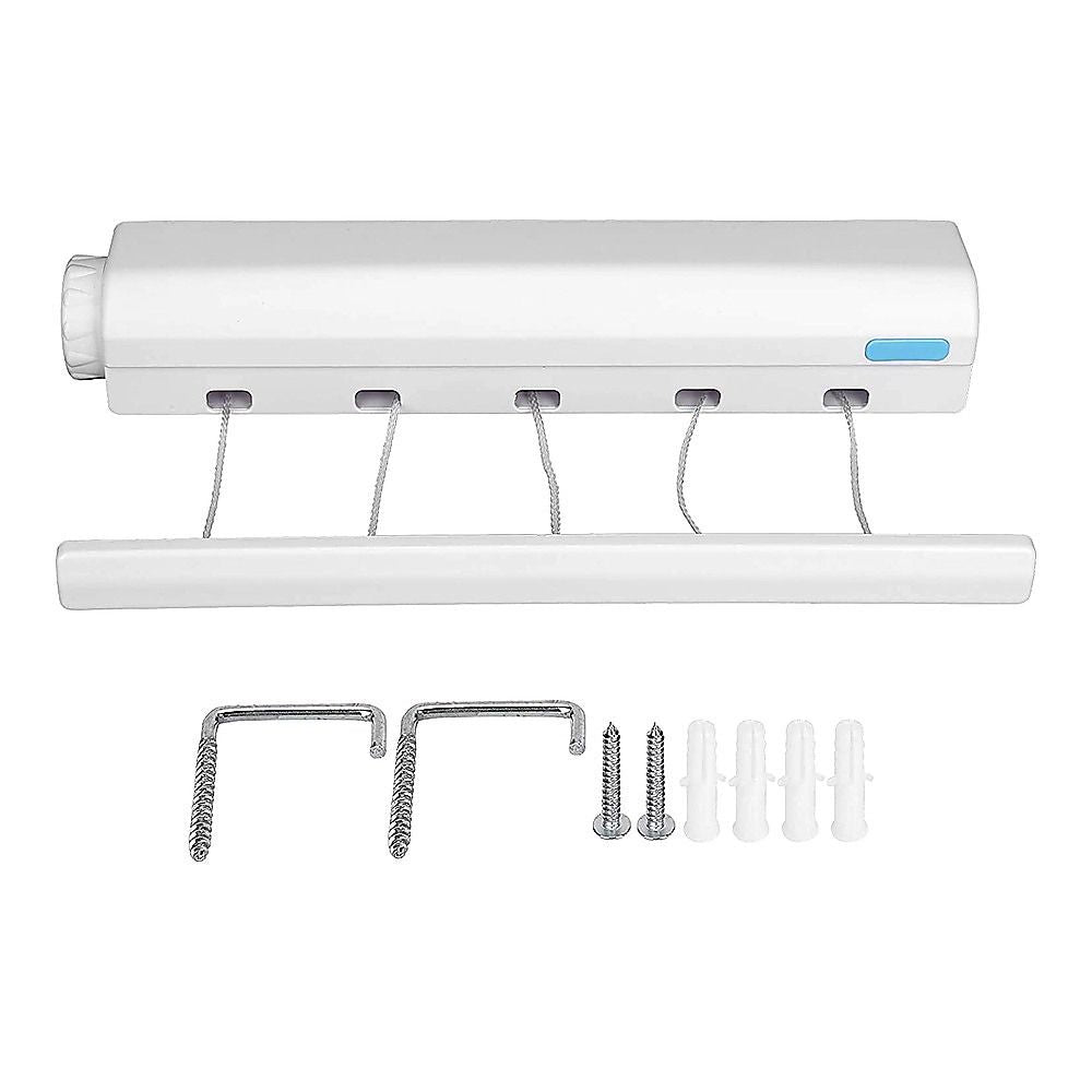 Retracting Clothesline 6 Line 39m Hanging Space Hanger