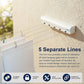 Retracting Clothesline 6 Line 39m Hanging Space Hanger