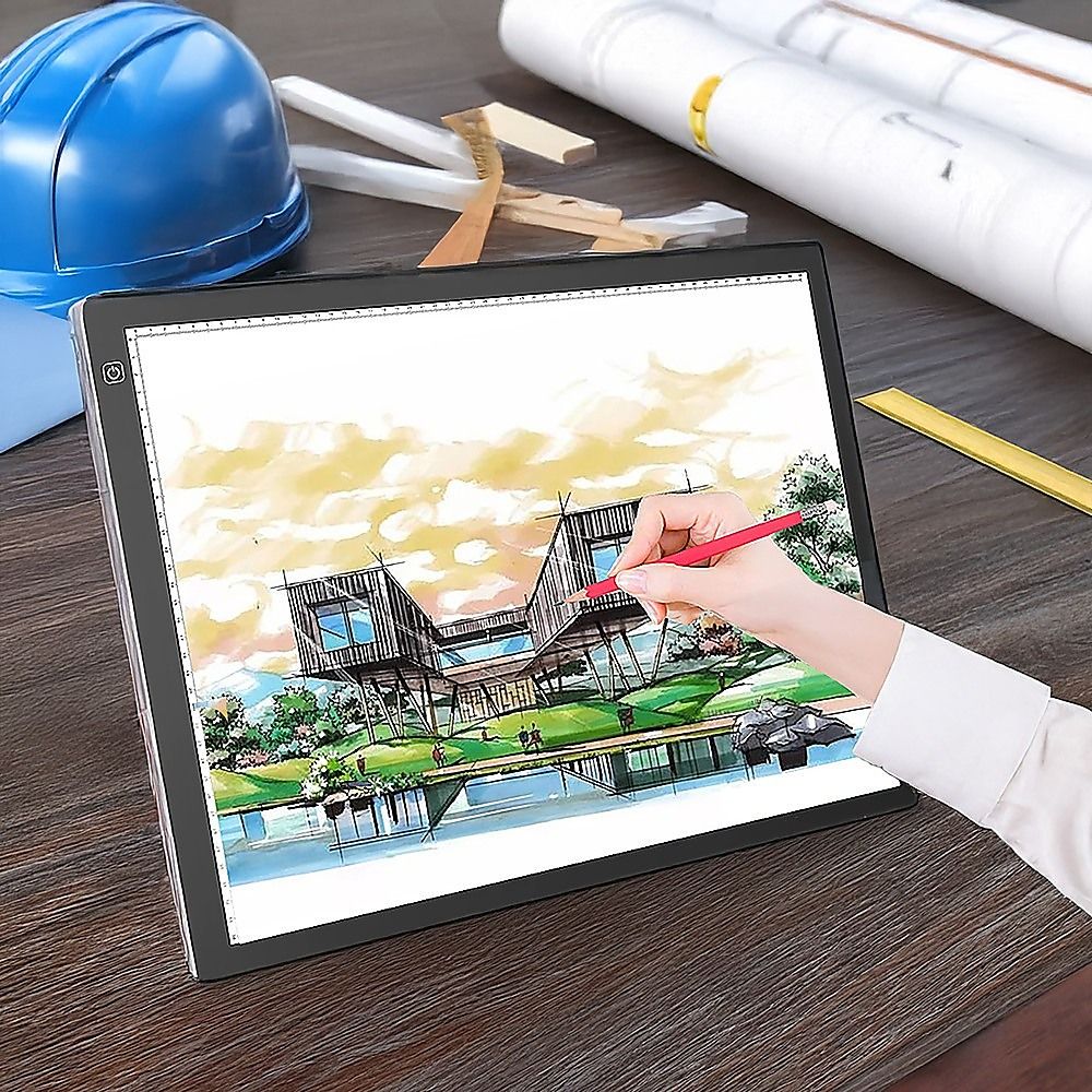 LED Light Box A2 Tracing Board Art Design Stencil Tattoo Copy Drawing Pad