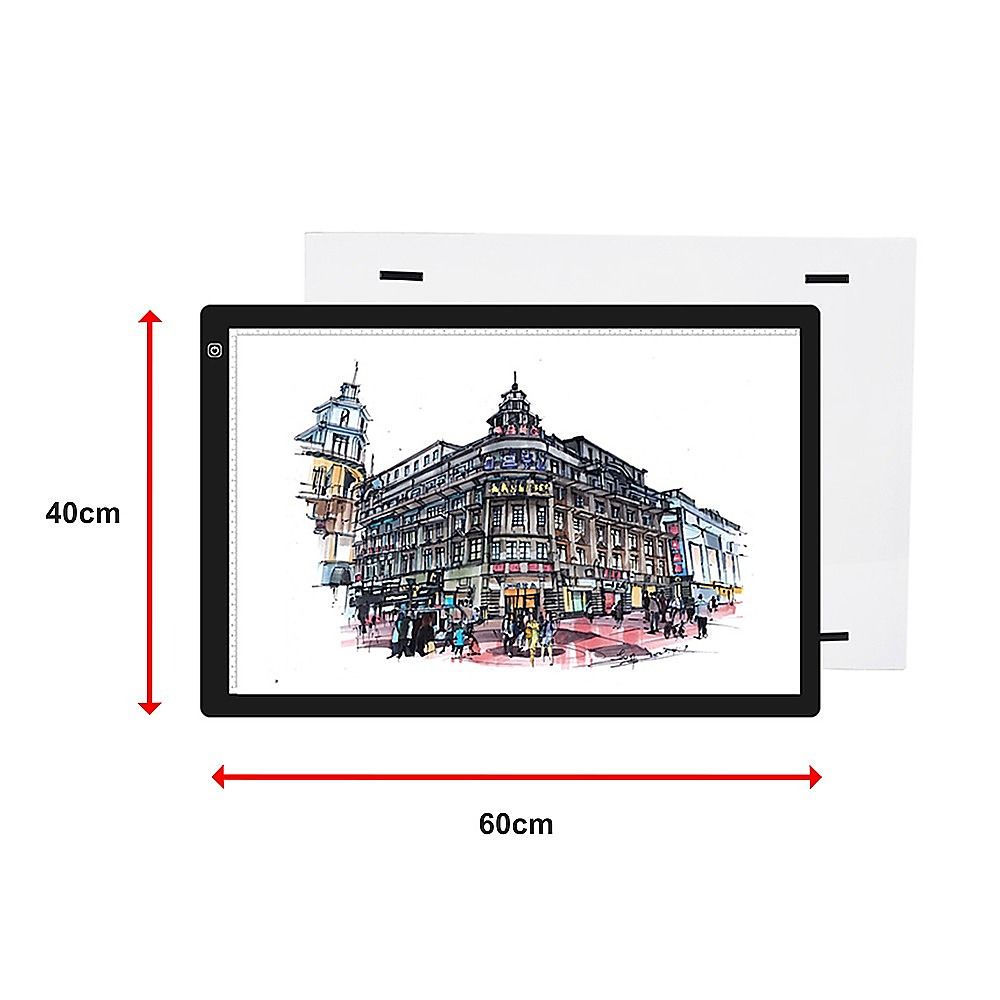 LED Light Box A2 Tracing Board Art Design Stencil Tattoo Copy Drawing Pad