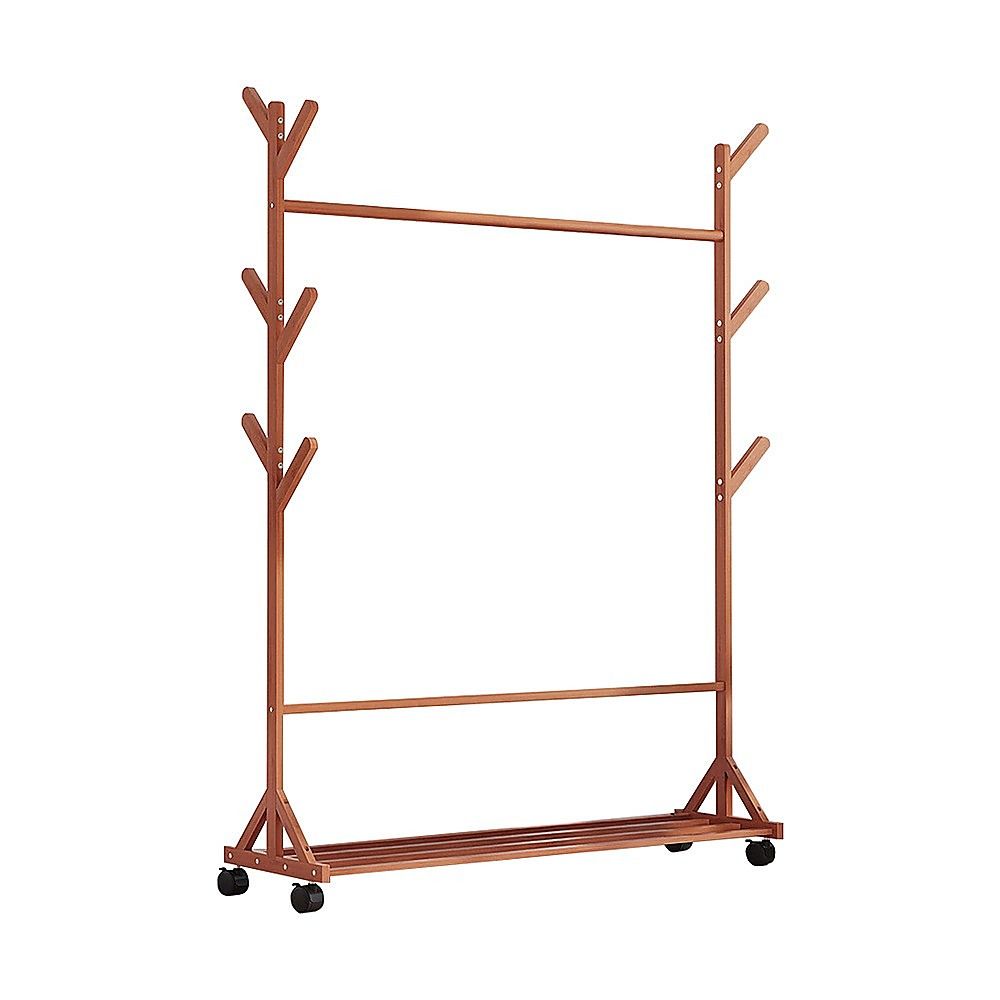 Portable Clothes Rack Coat Garment Stand 00