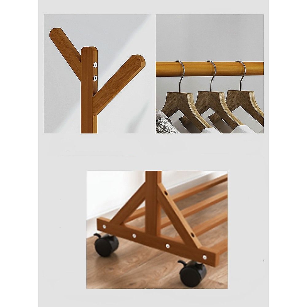 Portable Clothes Rack Coat Garment Stand 05