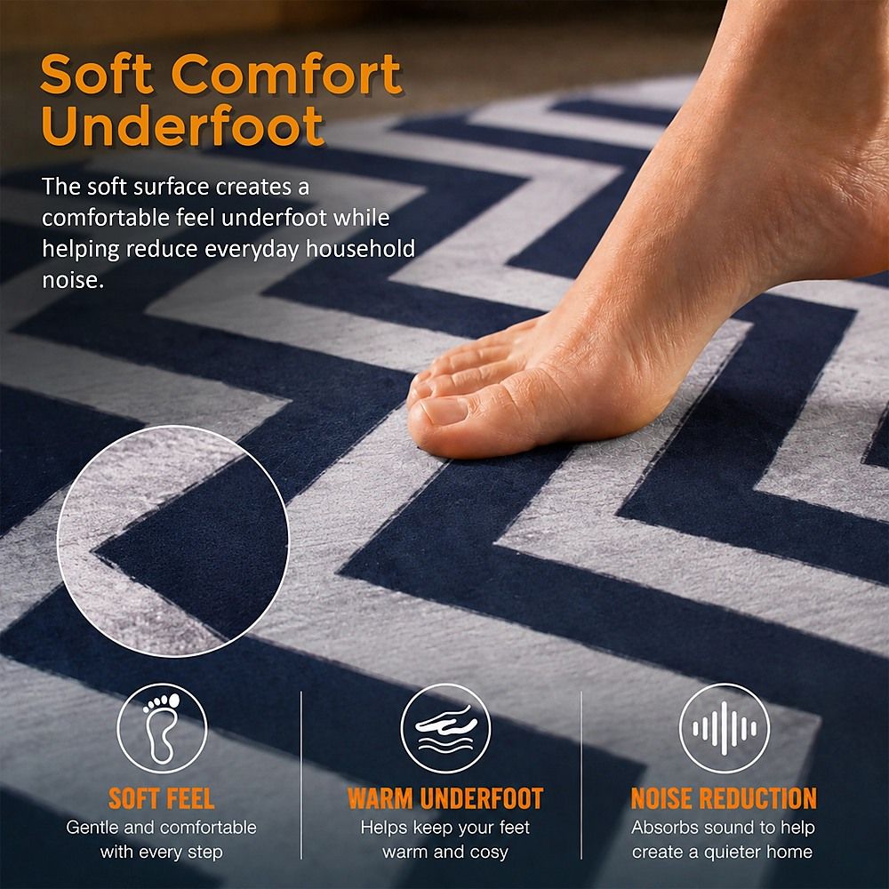 Large Floor Rug 200x300cm Area Carpet for Bedroom & Living Room