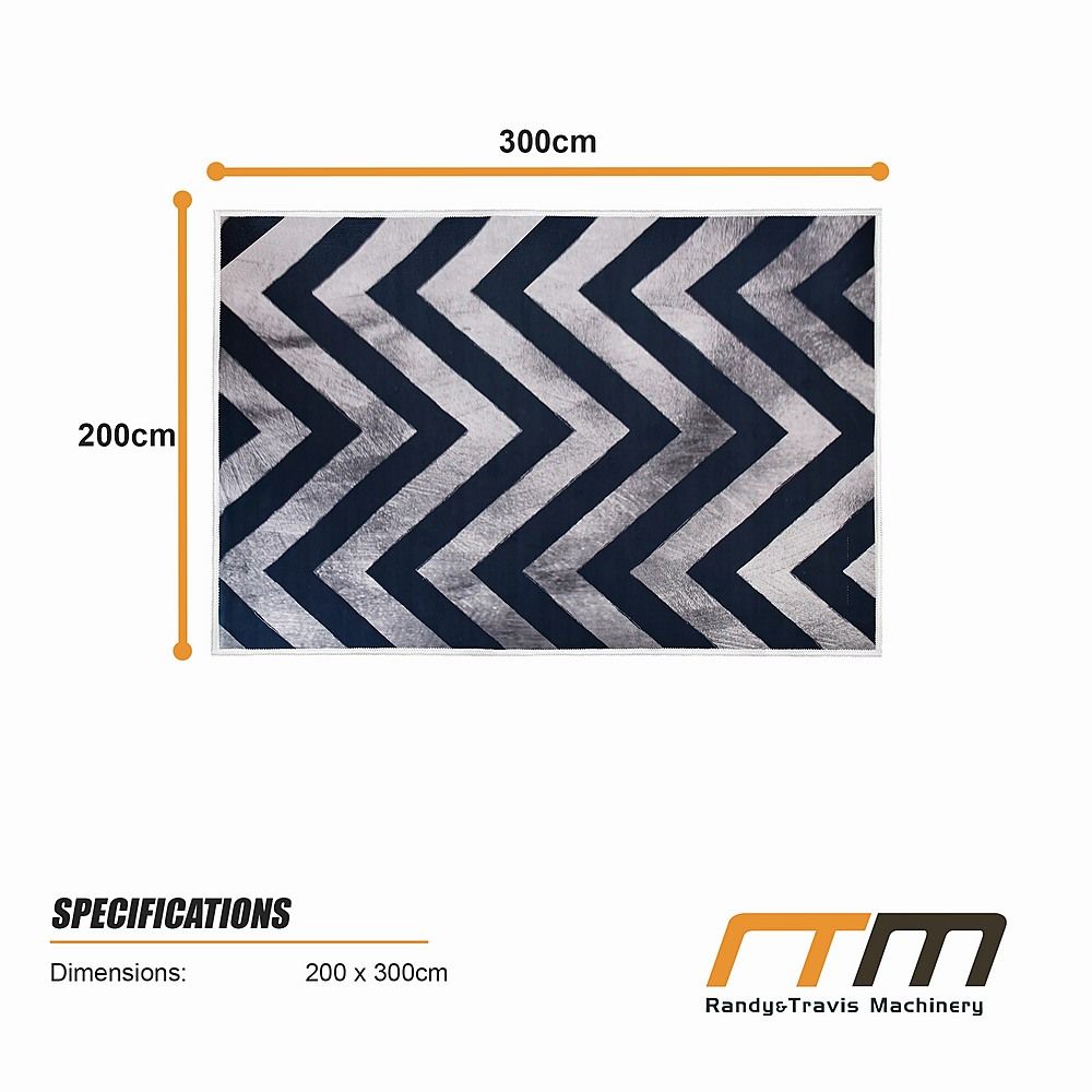 Large Floor Rug 200x300cm Area Carpet for Bedroom & Living Room