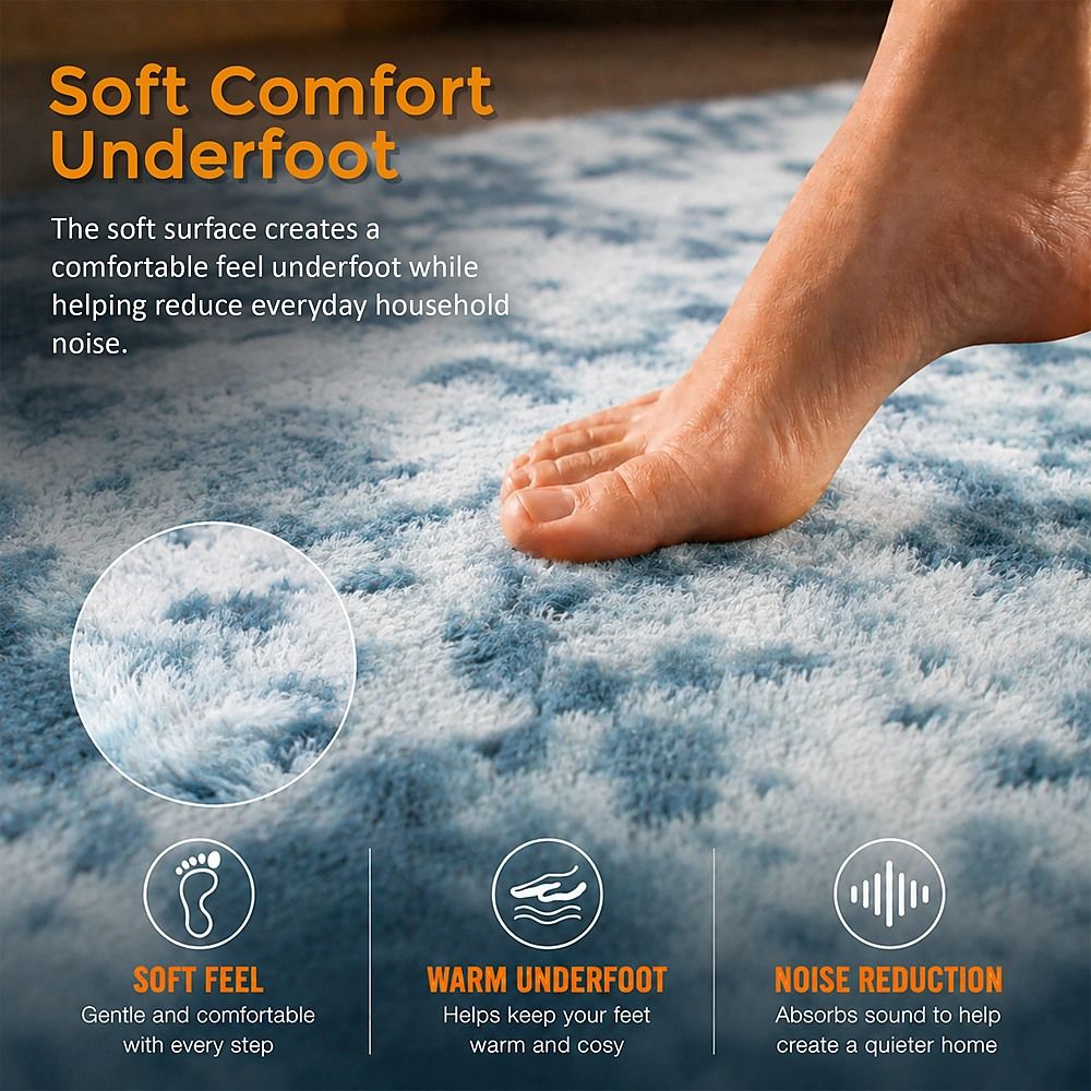 Large Floor Rug 200x300cm Area Carpet for Bedroom & Living Room