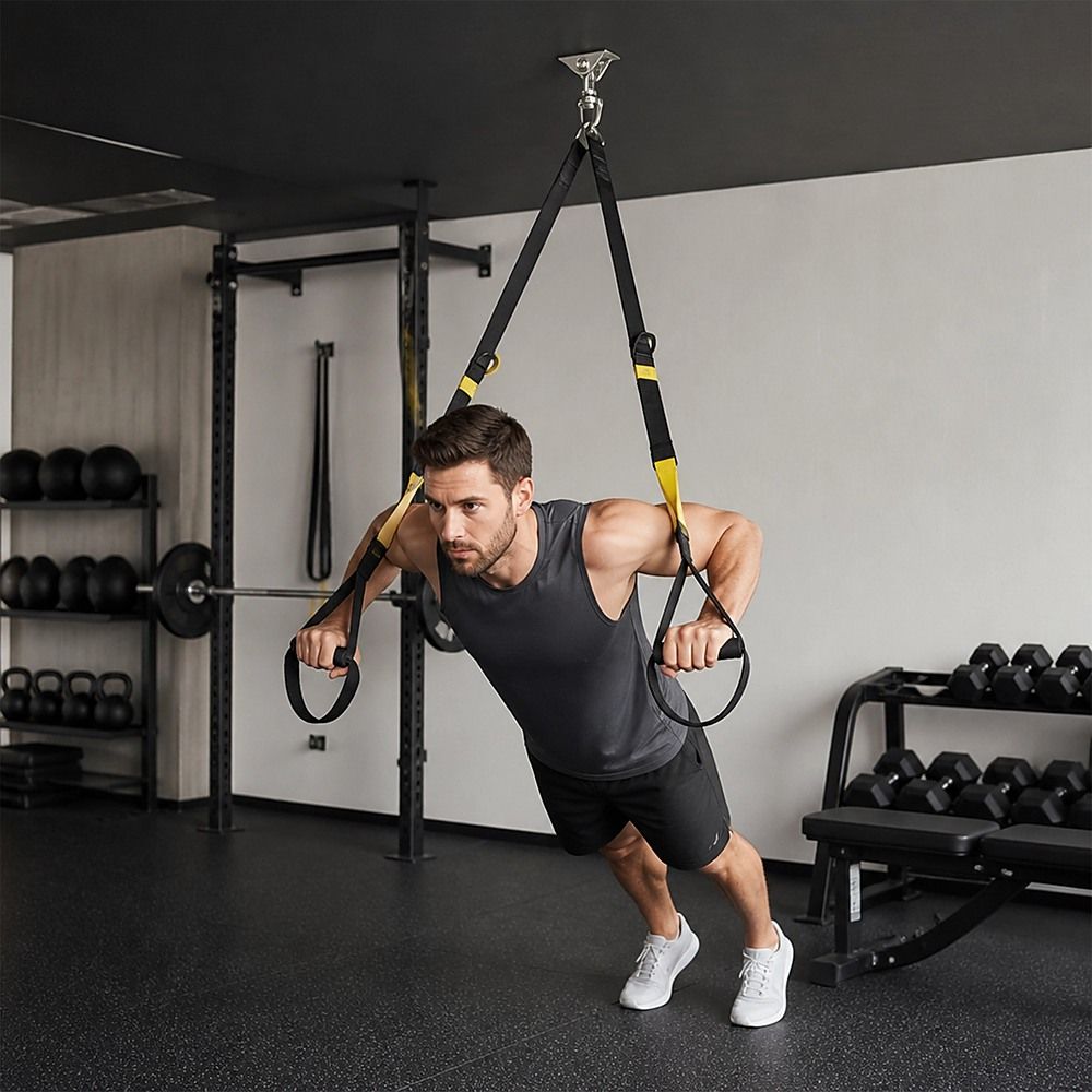 360° Swivel Swing Hanger with Stainless Steel Hook for Ceiling - Heavy Duty Gym Equipment