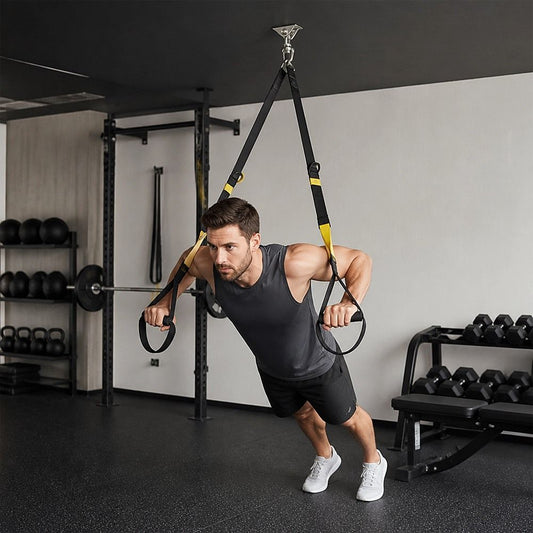 360° Swivel Swing Hanger with Stainless Steel Hook for Ceiling - Heavy Duty Gym Equipment