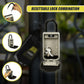 Security 4-Digit Combination Cable Lock Box with Luminous Dials