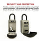 Security 4-Digit Combination Cable Lock Box with Luminous Dials