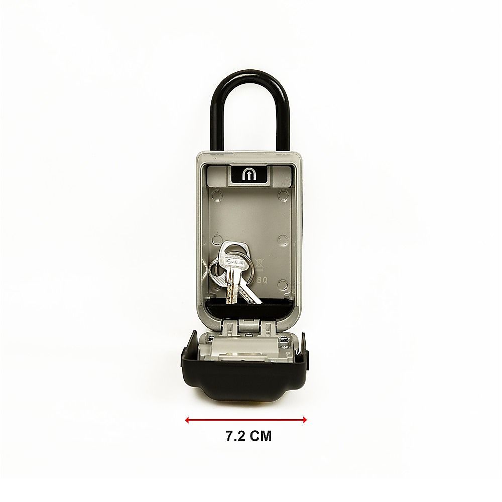 Security 4-Digit Combination Cable Lock Box with Luminous Dials