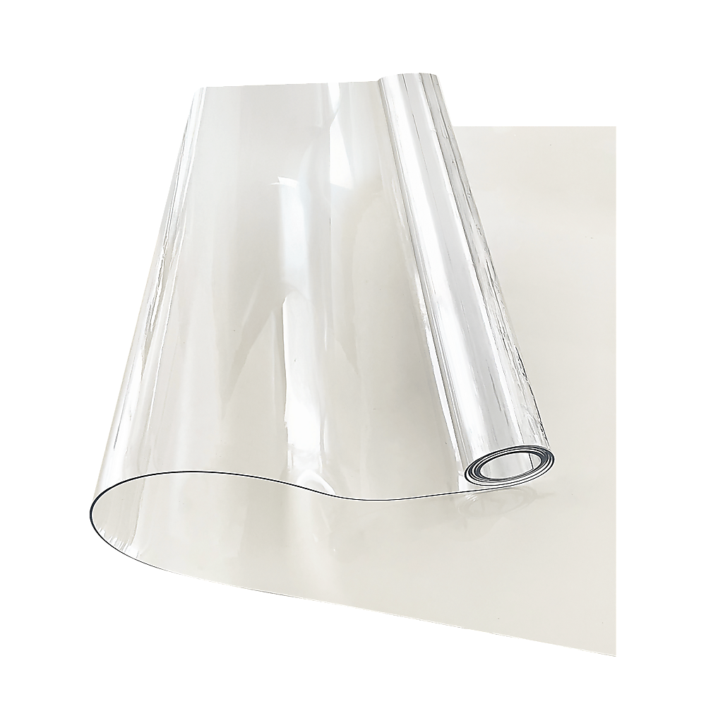 PVC Tablecloth Protector 107x213.4CM Clear Plastic Transparent Cover