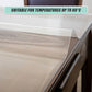 PVC Tablecloth Protector 107x213.4CM Clear Plastic Transparent Cover