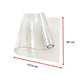 PVC Tablecloth Protector 107x213.4CM Clear Plastic Transparent Cover