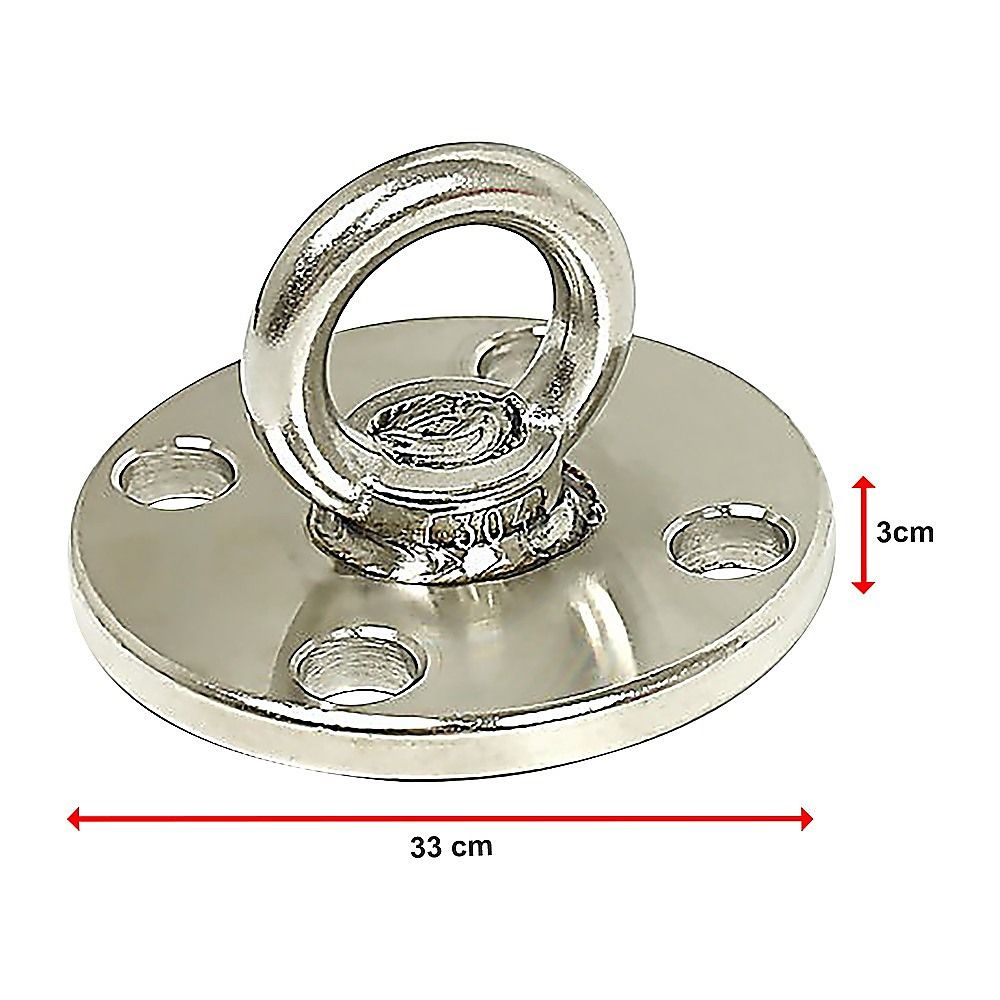 Stainless Steel Suspension Hook Wall Ceiling Mount Hanger Anchor Bracket - 304
