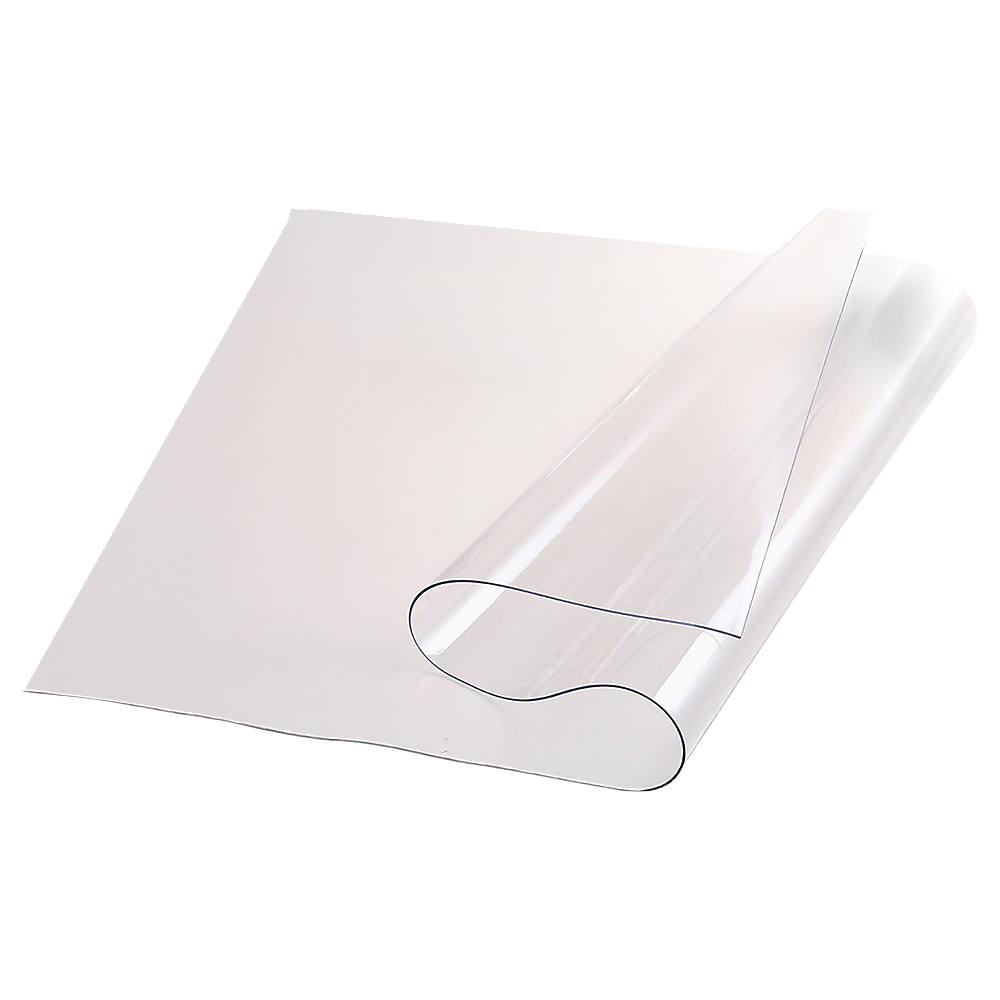 PVC Tablecloth Protector Dining Table Cover 2134x1070mm 1.5mm Plastic