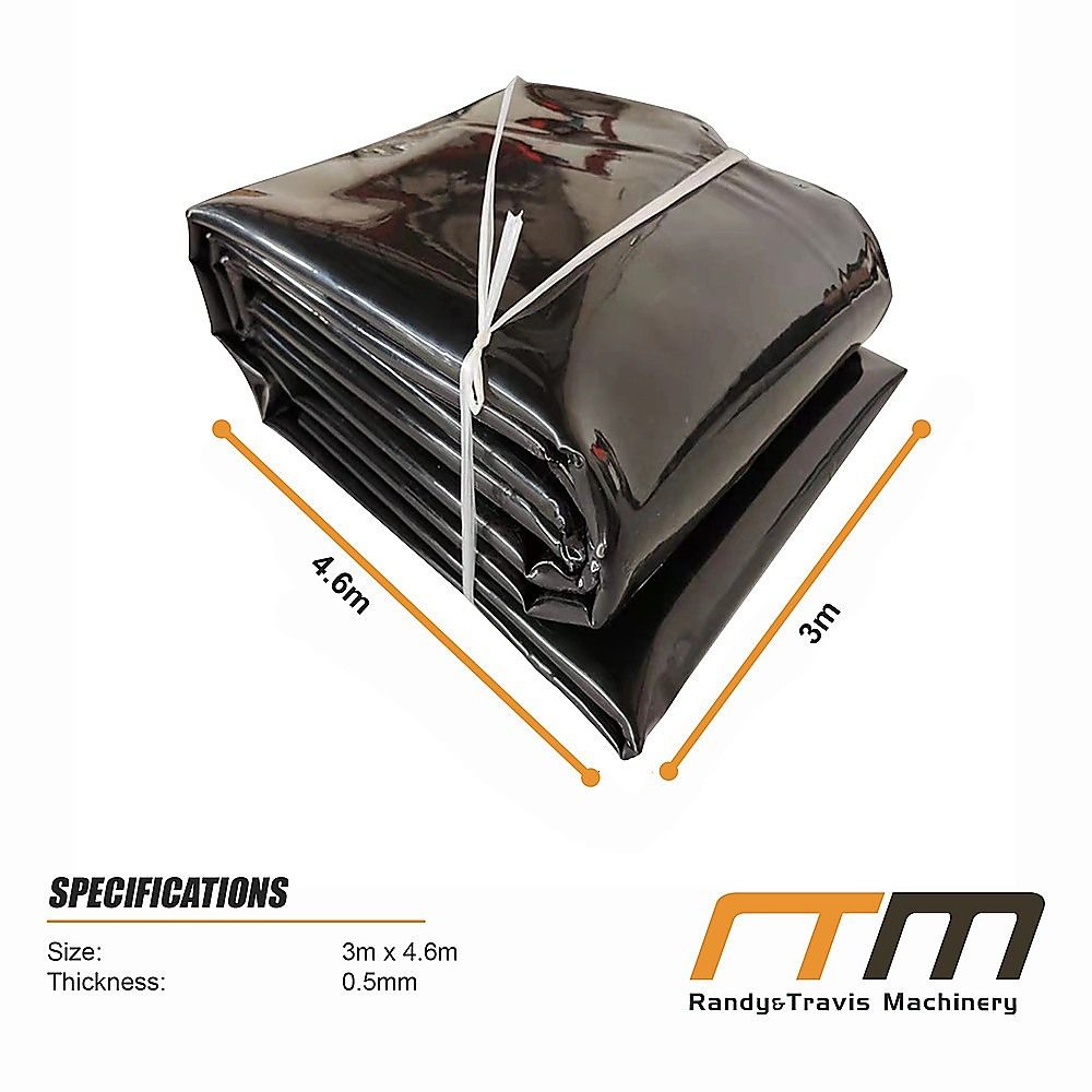 Fish Pond Liner 3 x 4.6m x 0.5mm Garden Pool Membrane Reinforced