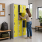 12-Door Locker for Office, Gym, Shed, School, Home Storage - 3-Digit Combination Lock