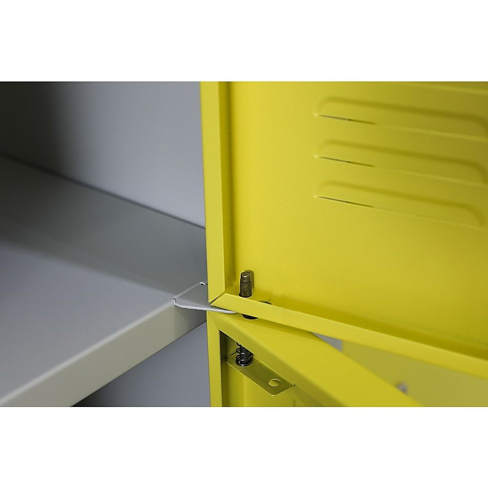 12-Door Locker for Office, Gym, Shed, School, Home Storage - 3-Digit Combination Lock
