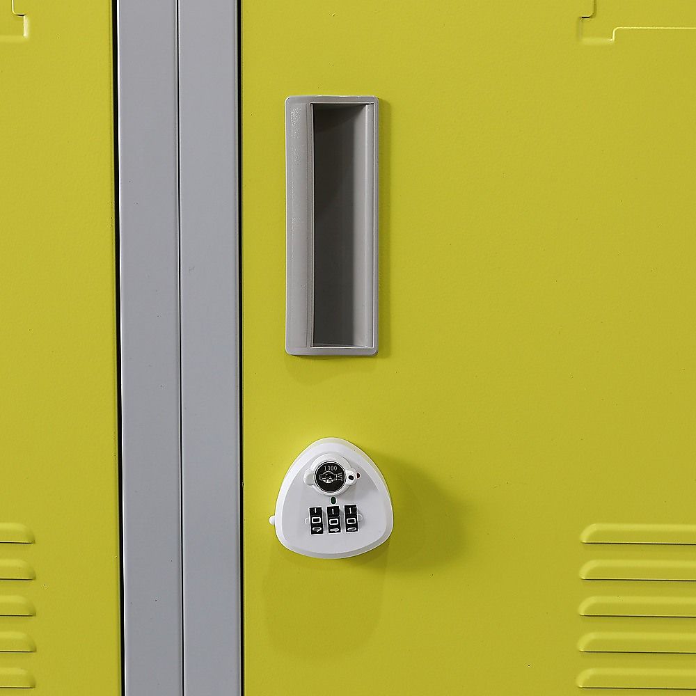 12-Door Locker for Office, Gym, Shed, School, Home Storage - 3-Digit Combination Lock