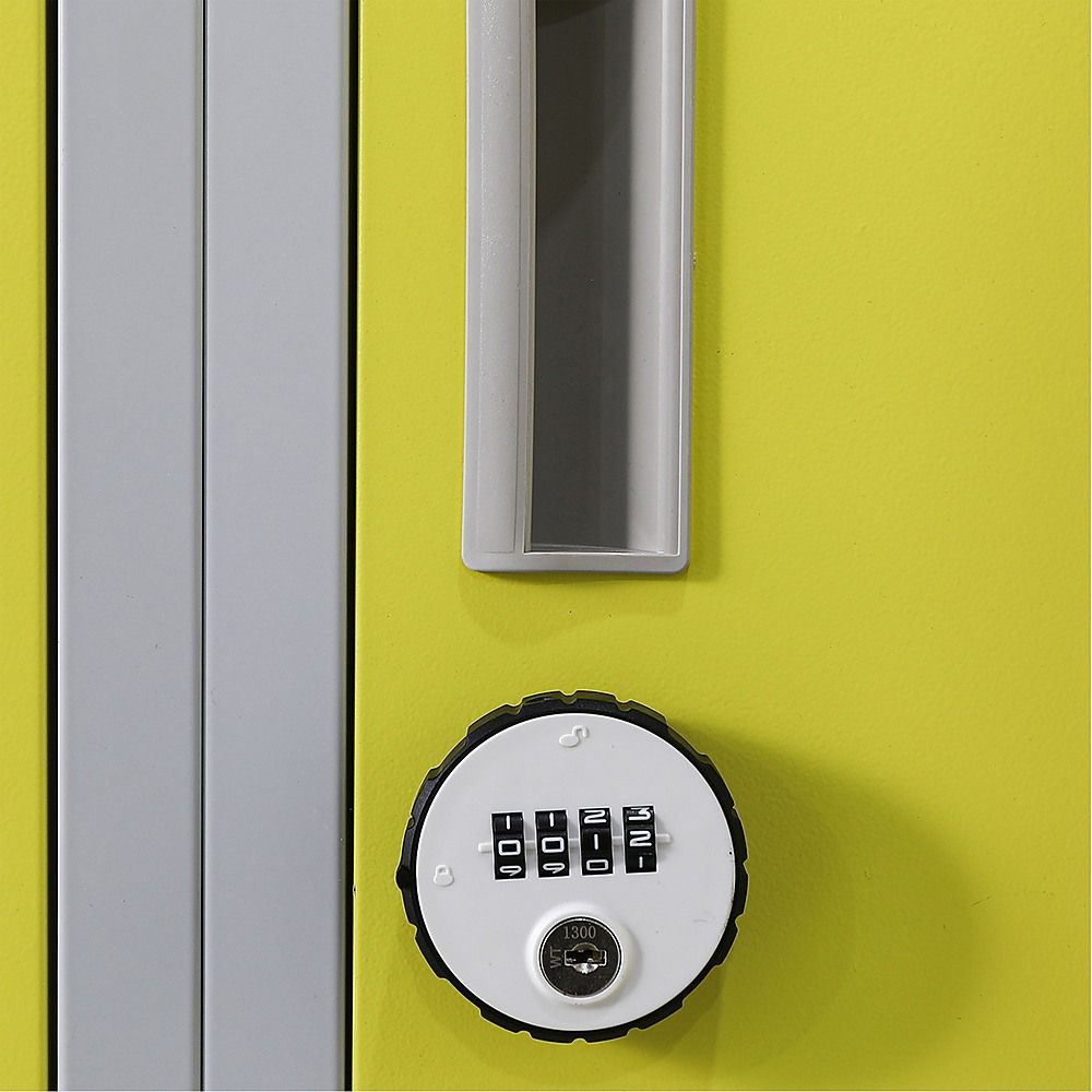 12-Door Locker for Office, Gym, Shed, School, Home Storage - 4-Digit Combination Lock
