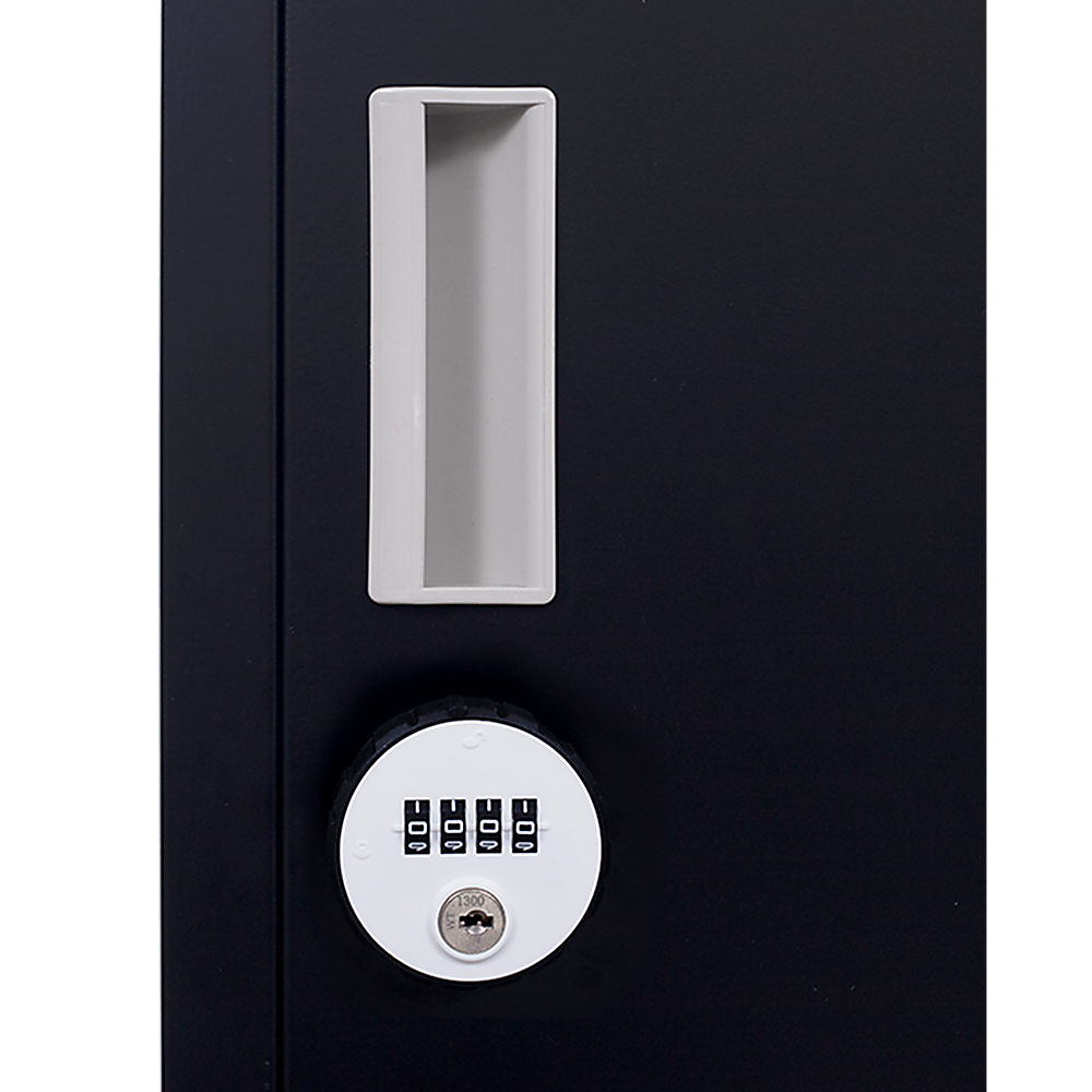 12-Door Locker for Office, Gym, Shed, School, Home Storage - 4-Digit Combination Lock
