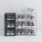 Sneaker Display Case Shoe Storage Organizer Box Stackable Plastic Clear Magnetic