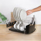 Dish Drying Rack Drainer Cup Plate Holder Cutlery Tray Kitchen Organizer