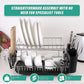 Dish Drying Rack Drainer Cup Plate Holder Cutlery Tray Kitchen Organizer