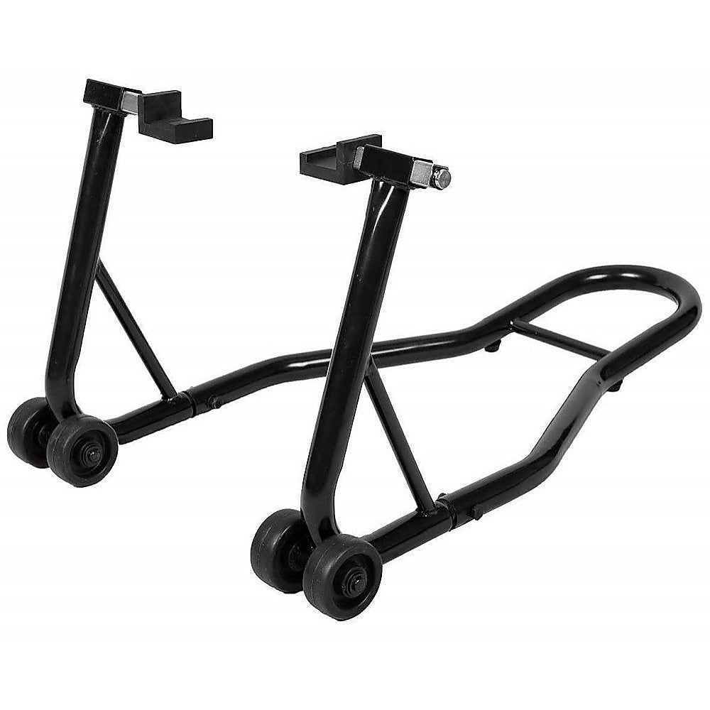 Rear Motorcycle Stand Heavy-Duty Motorbike Lift Paddock Carrier Bike Fork