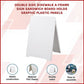 Sidewalk A-Frame Sign Double-Sided Sandwich Board for Graphic Plastic Panels