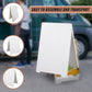 Sidewalk A-Frame Sign Double-Sided Sandwich Board for Graphic Plastic Panels