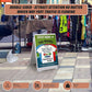 Sidewalk A-Frame Sign Double-Sided Sandwich Board for Graphic Plastic Panels