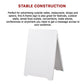 Sidewalk A-Frame Sign Double-Sided Sandwich Board for Graphic Plastic Panels