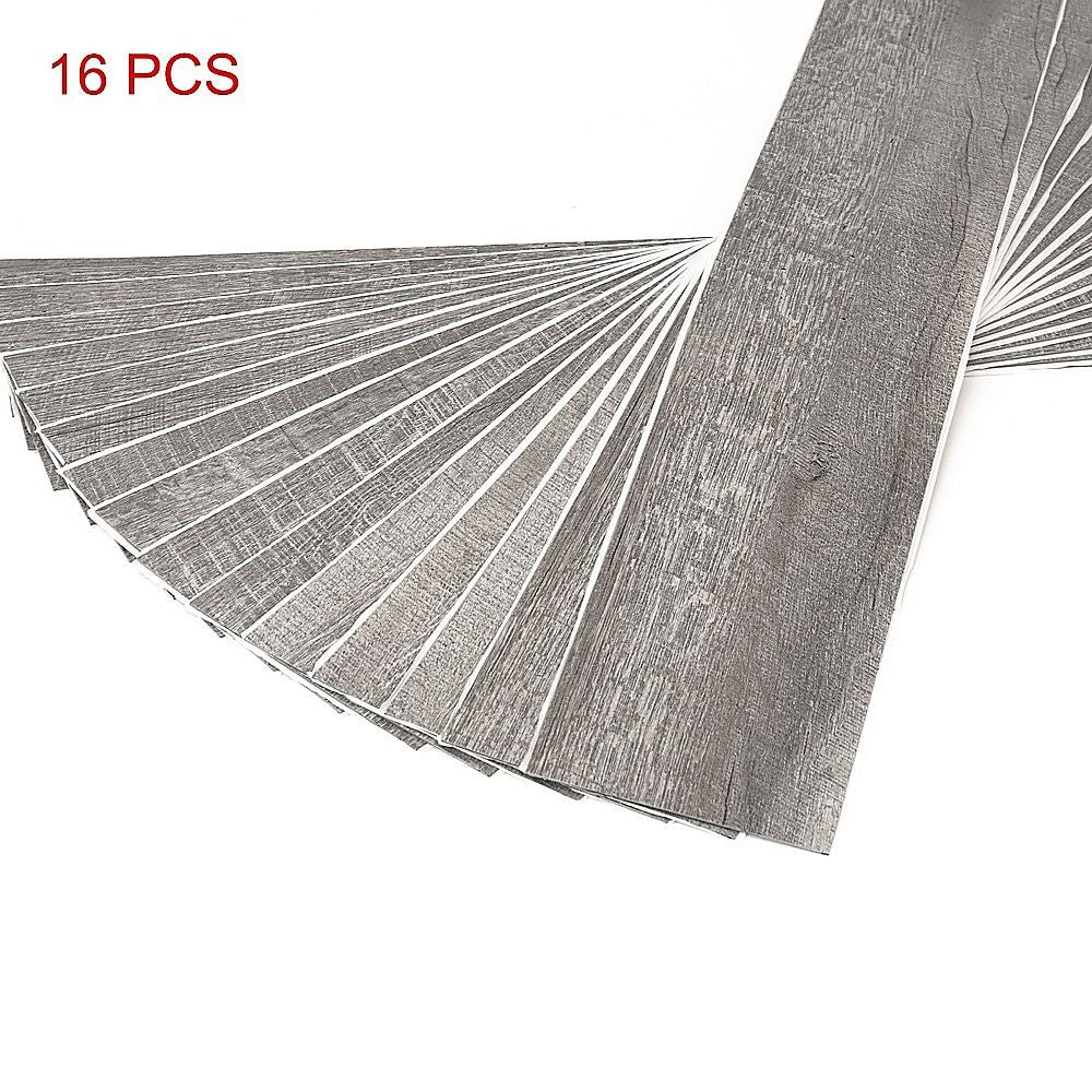 Self Adhesive Flooring Floor Tiles Maple Wood Grain 16 Pack 2.3SQM