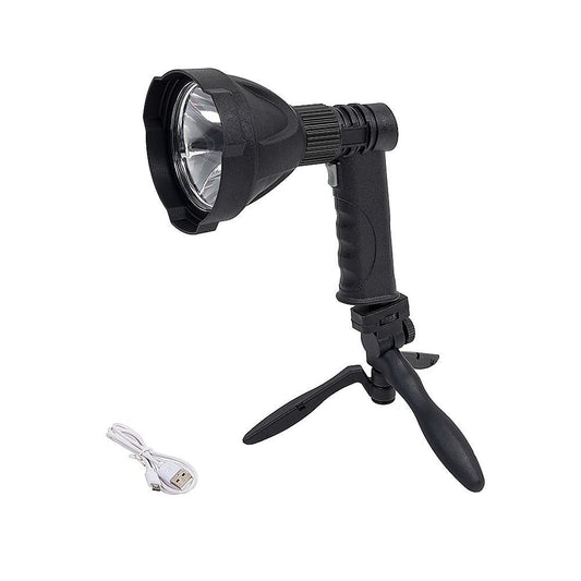 Handheld Spot Light 10W Rechargeable LED Hunting Shooting 12V